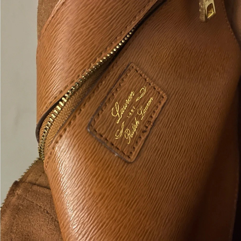 Ralph Lauren leather bag chic classic vintage - Picture 10 of 15